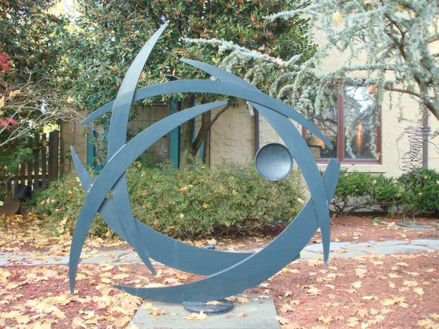 Chas Colburn, ‘Opposites Attract’, Sculpture, Painted Fabricated Steel, Zenith Gallery
