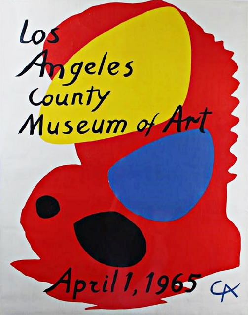 Alexander Calder, ‘Los Angeles County Museum of Art (LACMA) Rare Lithographic Poster’, 1965, Alpha 137 Gallery