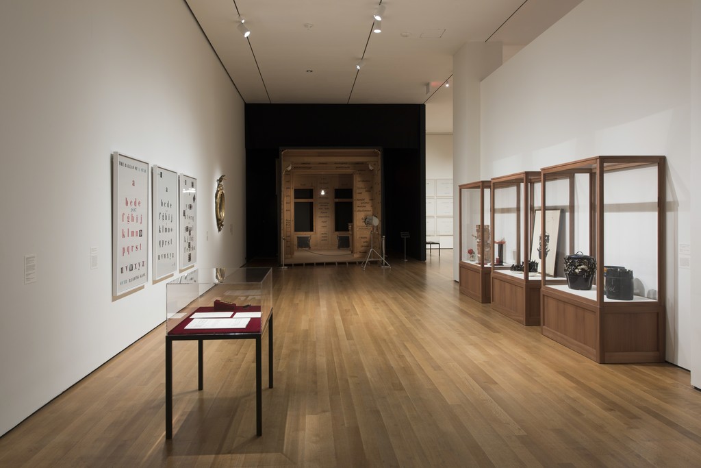Installation view of Marcel Broodthaers: A Retrospective. The Museum of Modern Art, New York, February 14–May 15, 2016. © 2016 The Museum of Modern Art. Photo: Martin Seck Installation view of Marcel Broodthaers: A Retrospective. The Museum of Modern Art, New York, February 14–May 15, 2016. © 2016 The Museum of Modern Art. Photo: Martin Seck