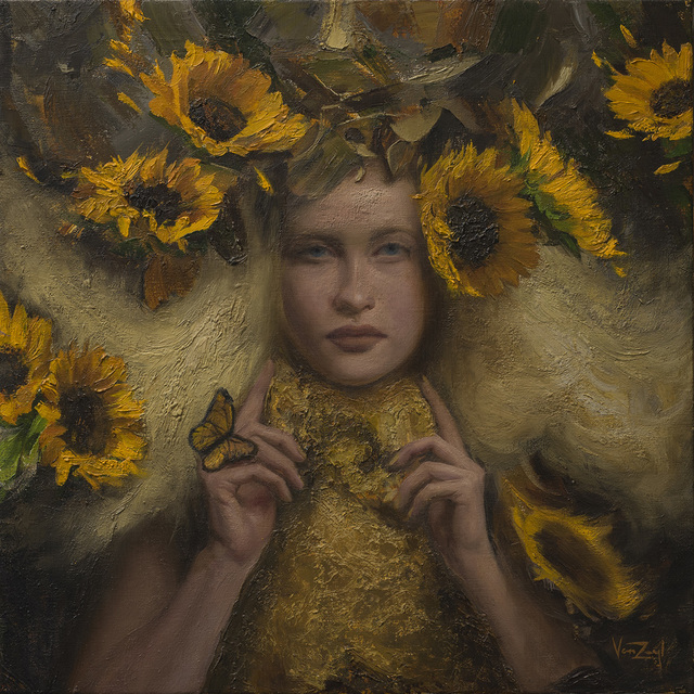 Michael Van Zeyl, ‘Clytie’, 2017, Painting, Oil, Abend Gallery