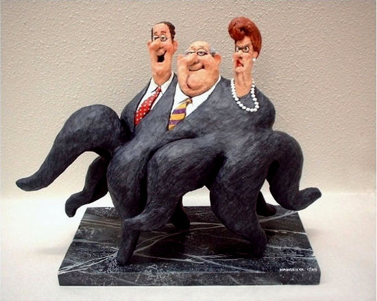 Stephen Hansen, ‘Committee’, Sculpture, Painted and Cast Resin, Zenith Gallery