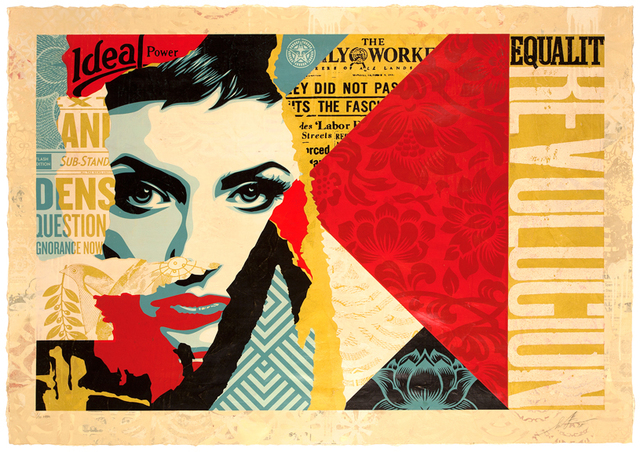 Shepard Fairey (OBEY), ‘Ideal Power’, 2018, Galerie Ernst Hilger