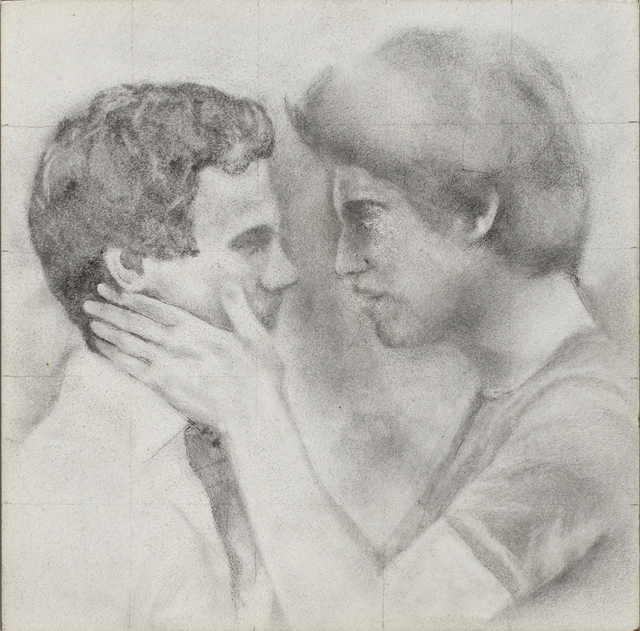 Rick Sindt, ‘Held’, 2018, Drawing, Collage or other Work on Paper, Graphite and graphite powder on panel, Gallery Victor Armendariz