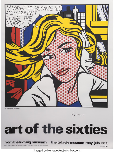 Roy Lichtenstein, ‘Art of the Sixties, exhibition poster’, 1979, Heritage Auctions