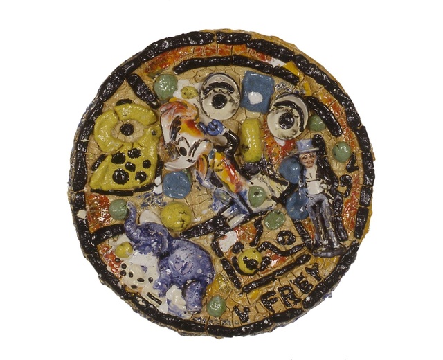 Viola Frey, ‘Untitled Plate #17’, 1992, Nancy Hoffman Gallery