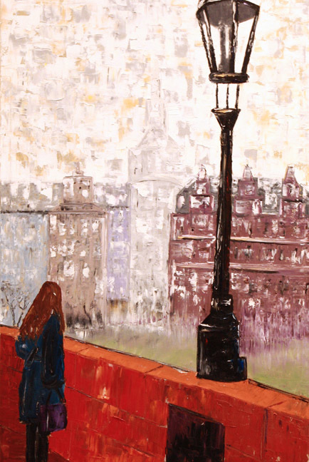 "Overlook" by Emilie Beadle.
Oil on Canvas.
36" x 24" "Overlook" by Emilie Beadle.
Oil on Canvas.
36" x 24"