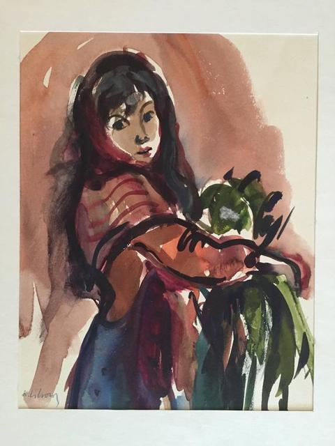 Katherine Librowicz, ‘Women with Parrot on Arm’, 20th Century, Lions Gallery