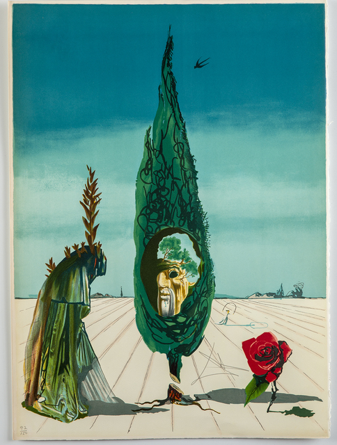 Salvador Dalí, ‘Enigma of The Rose (Death)’, 1976, Modern Artifact