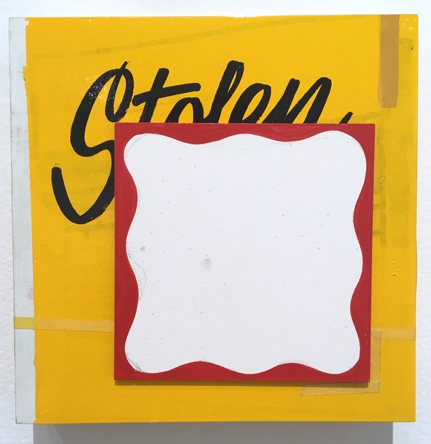 Joe Lotto, ‘Name Badge’, 2018, Painting, Enamel on wood, Deep Space Gallery