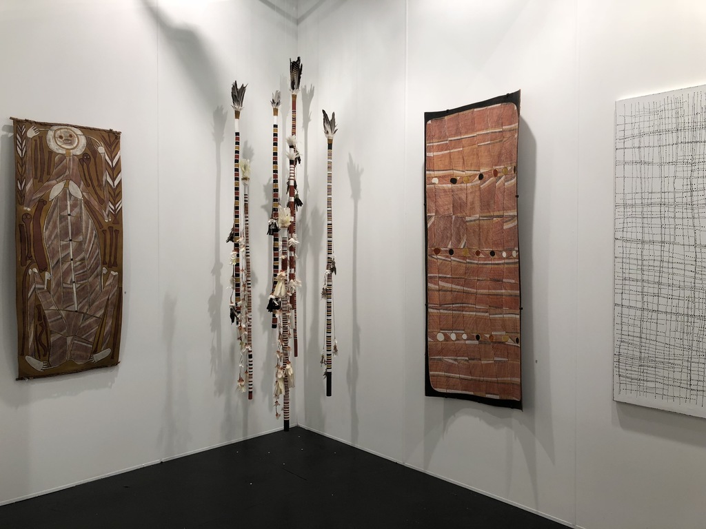 Cooee Art is Australia’s oldest exhibiting Indigenous art gallery. Since first working with Aboriginal artists in 1981, it has presented the finest Australian Aboriginal art through exhibitions and events in Australia, Europe and the Americas. With more that 3000 works of art by over 150 individual artists its extensive stockroom encompasses a wide range of regional and individual styles. Cooee Art is Australia’s oldest exhibiting Indigenous art gallery. Since first working with Aboriginal artists in 1981, it has presented the finest Australian Aboriginal art through exhibitions and events in Australia, Europe and the Americas. With more that 3000 works of art by over 150 individual artists its extensive stockroom encompasses a wide range of regional and individual styles.
