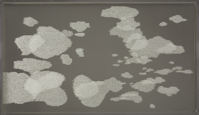 Nicène Kossentini, ‘Nuages’, 2019, Mixed Media, Ink on glass and mirror, Selma Feriani Gallery