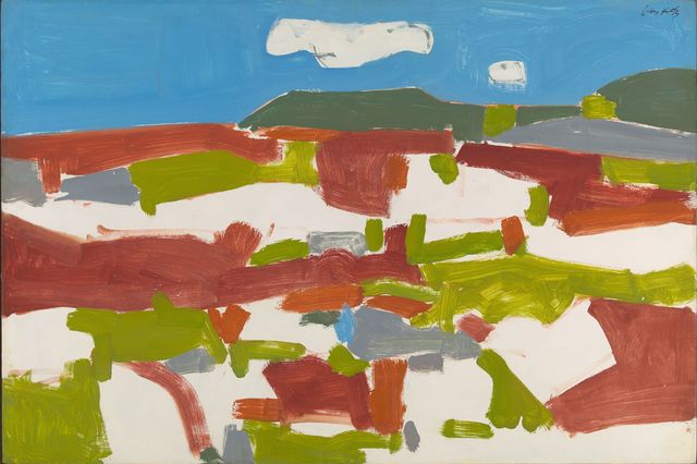 Alex Katz, ‘Blueberry Field’, 1955, Colby College Museum of Art