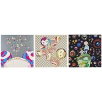 Takashi Murakami - PARA-KITI DOB; DOB flower; Jellyfish Eyes-MAX & Shimon in the Strange Forest
