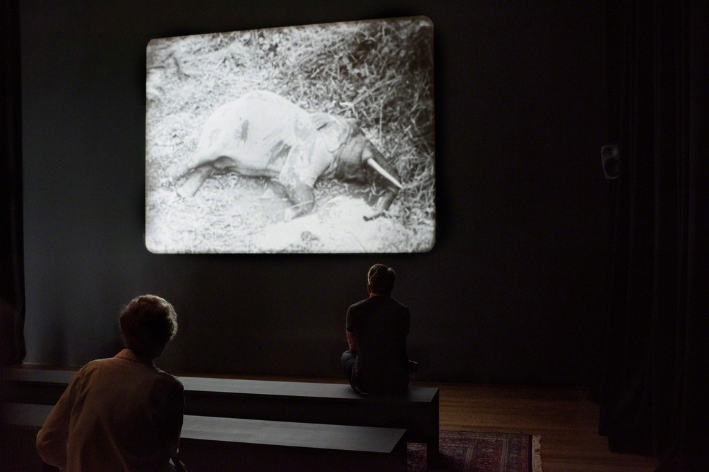 Installation view of BRUCE CONNER: IT’S ALL TRUE. The Museum of Modern Art, New York, July 3-October 2, 2016. © 2016 The Museum of Modern Art. Photo: Martin Seck Installation view of BRUCE CONNER: IT’S ALL TRUE. The Museum of Modern Art, New York, July 3-October 2, 2016. © 2016 The Museum of Modern Art. Photo: Martin Seck