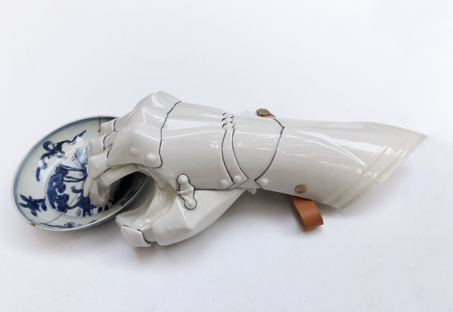 Hans van Houwelingen, ‘Mushin (No-Mindness)’, 2019, Installation, Porcelain, Leather, Priveekollektie Contemporary Art | Design