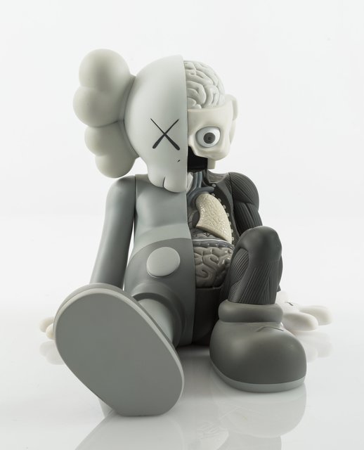 KAWS, ‘Resting Place Companion (Grey)’, 2013, Sculpture, Painted cast vinyl, Heritage Auctions