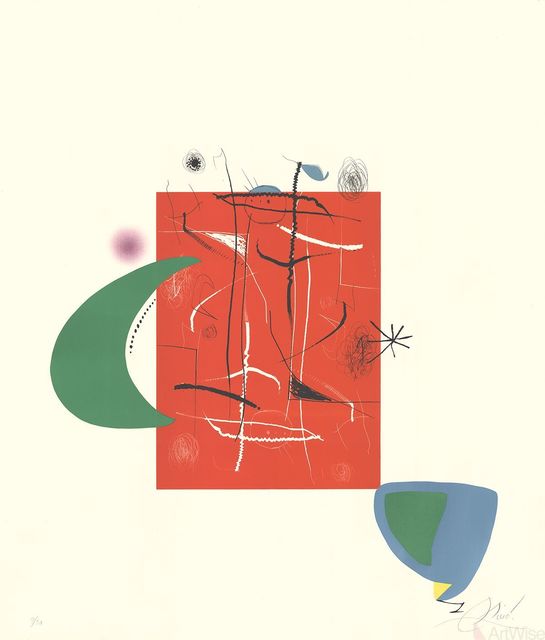 Joan Miró, ‘The Pine Tree of Formentor (Plate 3)’, 1976, ArtWise