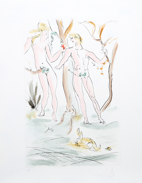 Salvador Dalí, ‘Adam et Eve from the Homage a Albrecht Durer Suite’, 1971, RoGallery
