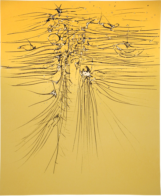 William Christenberry, ‘Untitled, 2005 (Feb. 17)’, 2005, Drawing, Collage or other Work on Paper, German ink on pastel paper, Hemphill Artworks