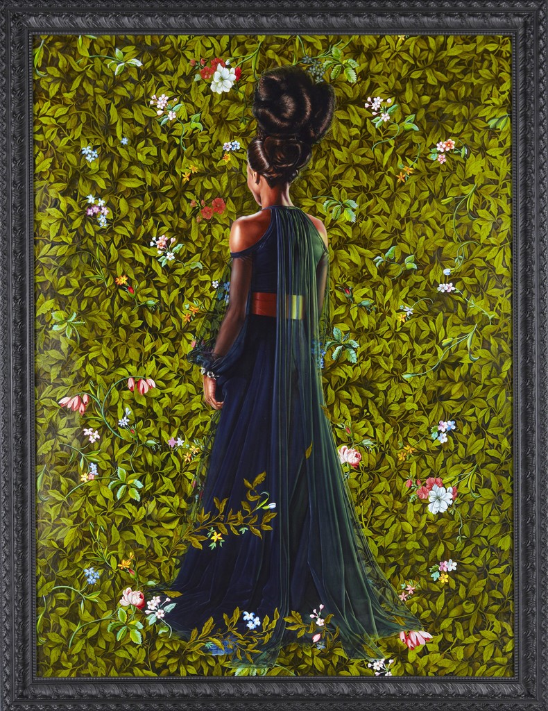 Kehinde Wiley | Princess Victoire of Saxe-Coburg-Gotha (2012) | Artsy