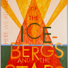 Robert Montgomery, Annunciation Painting (Enemies of the Icebergs and the Stars) (2019)