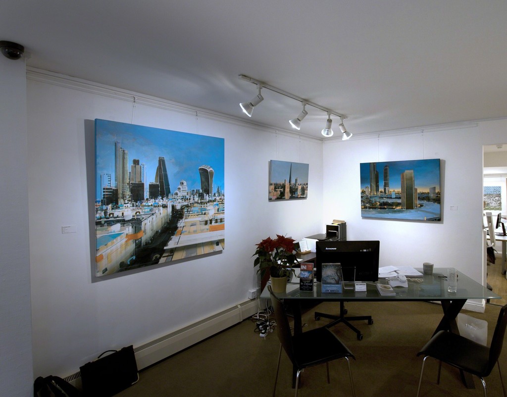Christopher Farrell 'Vantage Point' Exhibition View (London Paintings) Christopher Farrell 'Vantage Point' Exhibition View (London Paintings)