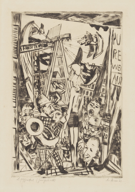 Max Beckmann, ‘The Tall Man’, 1921, Galerie St. Etienne
