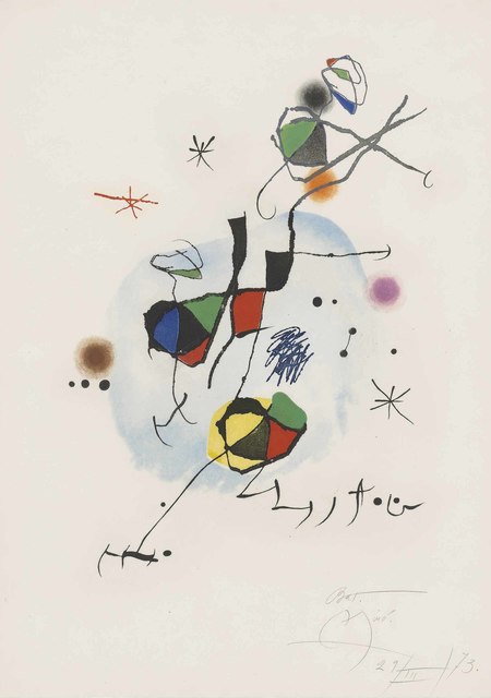 Joan Miró, ‘Els Castellers’, 1973, Christie's