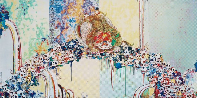 Takashi Murakami, ‘A Picture of the Blessed Lion Who Stares at Death’, 2012, Hang-Up Gallery