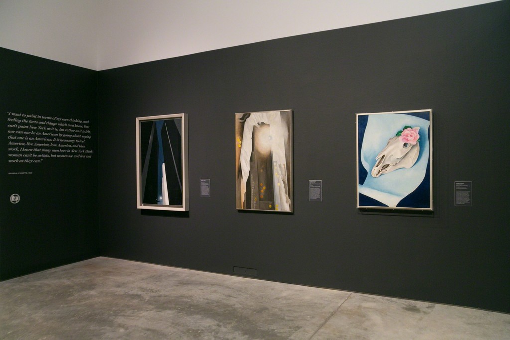 Installation view of "O'Keeffe, Stettheimer, Torr, Zorach: Women Modernists in New York" at Norton Museum of Art, West Palm Beach (2016). Photo credit: Tom Brodigan, Courtesy of Norton Museum of Art Installation view of "O'Keeffe, Stettheimer, Torr, Zorach: Women Modernists in New York" at Norton Museum of Art, West Palm Beach (2016). Photo credit: Tom Brodigan, Courtesy of Norton Museum of Art