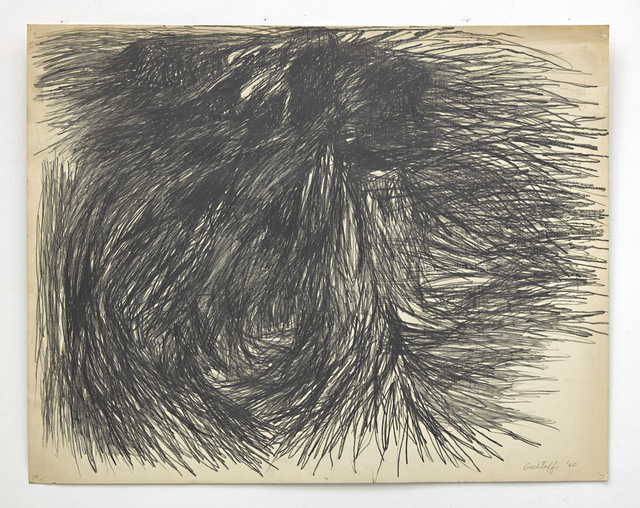Sonia Gechtoff, ‘Untitled’, 1960, Drawing, Collage or other Work on Paper, Graphite on paper, David Richard Gallery