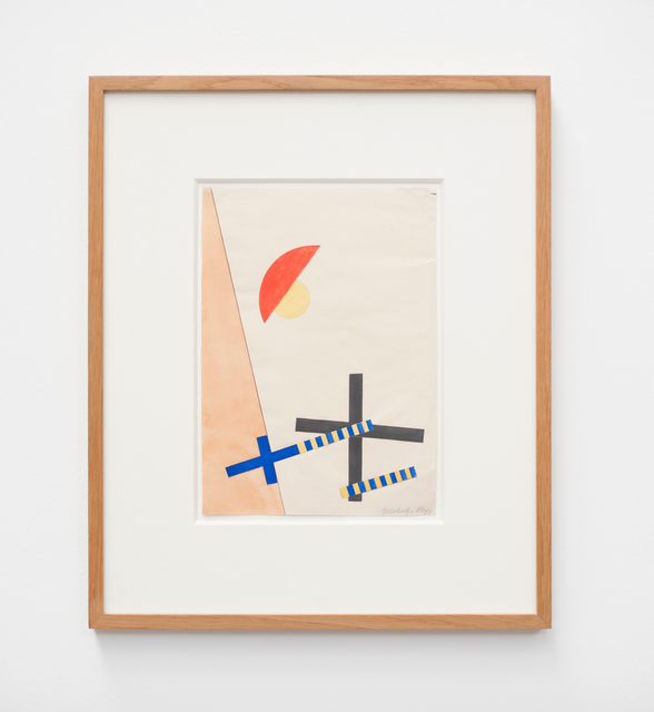 László Moholy-Nagy, ‘Collage mit 2 Kreuzen’, 1922, von Bartha