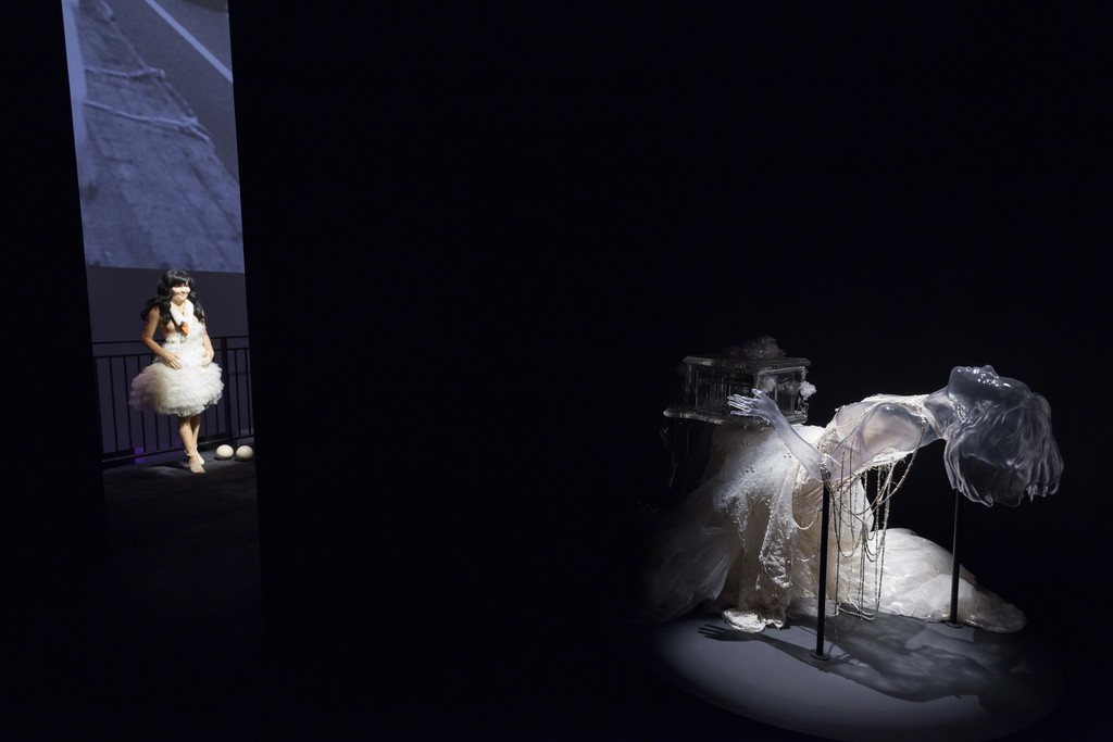 Installation view of Björk, The Museum of Modern Art, March 8–June 7, 2015. © 2015 The Museum of Modern Art. Photo: Jonathan Muzikar Installation view of Björk, The Museum of Modern Art, March 8–June 7, 2015. © 2015 The Museum of Modern Art. Photo: Jonathan Muzikar