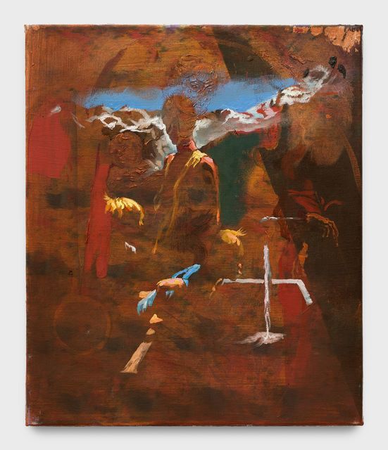 Matthieu Ronsse, ‘Holy family’, 2018, Painting, Oil on canvas, Almine Rech