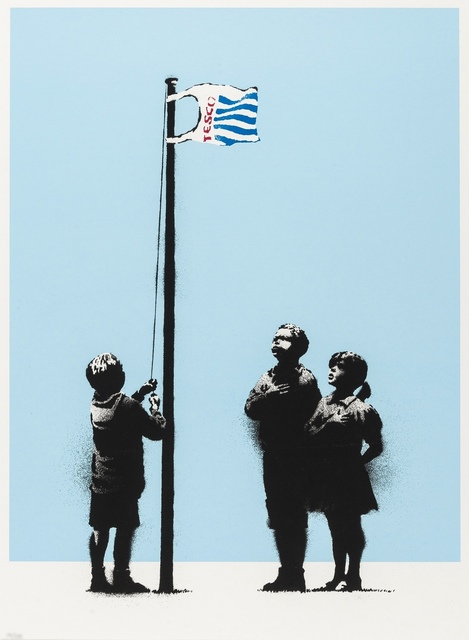Banksy, ‘Very Little Helps’, 2008, Print, Screenprint in colours, Forum Auctions