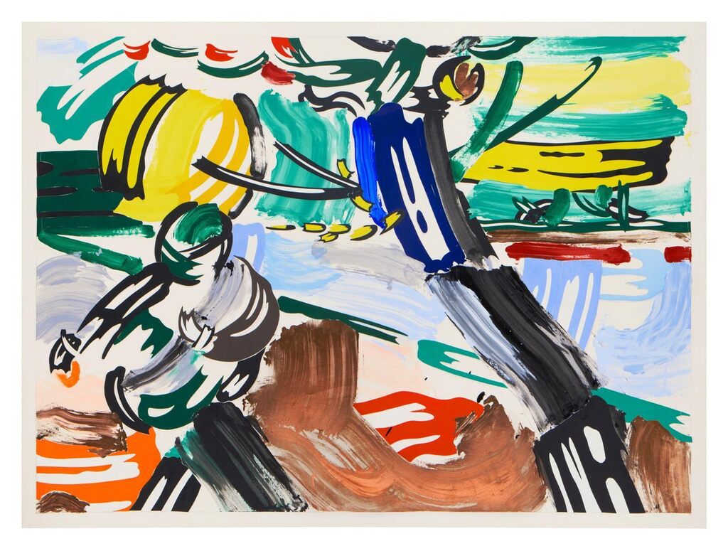 Roy Lichtenstein - The Sower (Study)