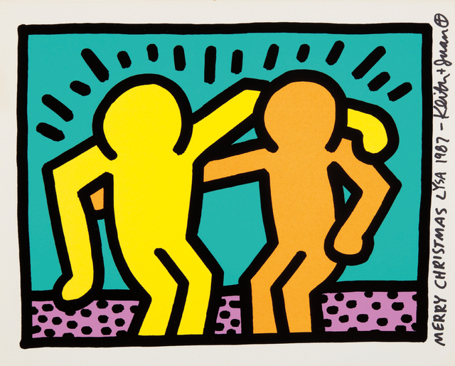 Keith Haring, ‘Best Buddies, from Pop Shop I’, 1987, Phillips