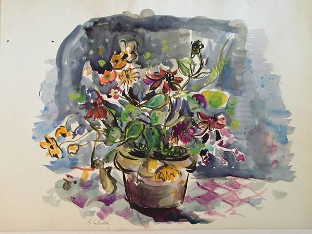 Katherine Librowicz, ‘Flowers in a Pot’, 20th Century, Lions Gallery