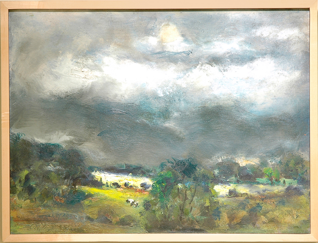 Raoul Middleman, ‘Storm over the Susquehanna ’, 2003, C. Grimaldis Gallery