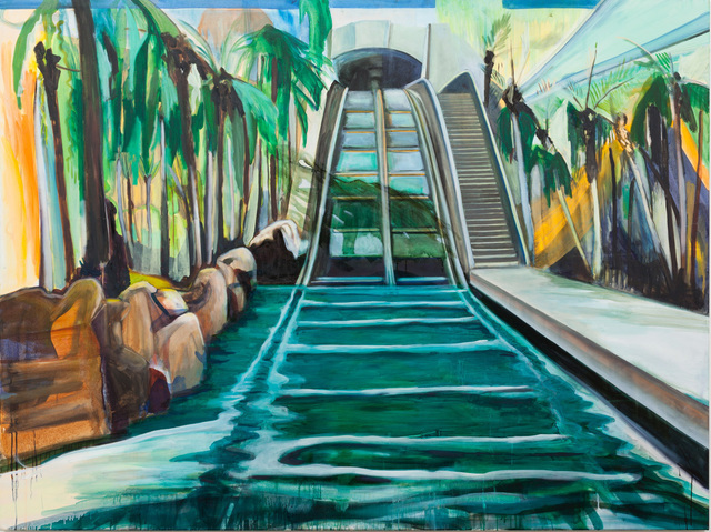 Louise Thomas, ‘Jurassic Park’, 2013, Painting, Oil and acrylic on canvas, BISCHOFF/WEISS