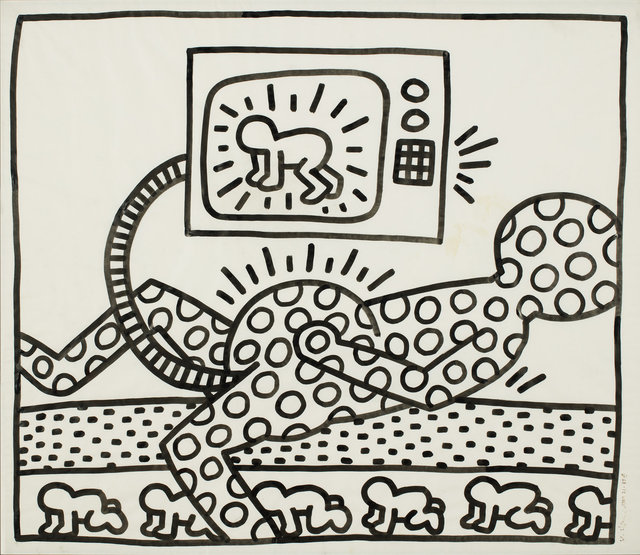Keith Haring, ‘Untitled’, 1983, CFHILL