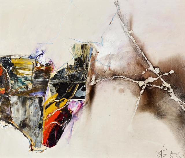 Chuang Che 莊喆, ‘Untitled (Landschaft)’, 1988, Mixed Media, Oil and acrylic on canvas
Mounted on Kappa panel, Van Ham