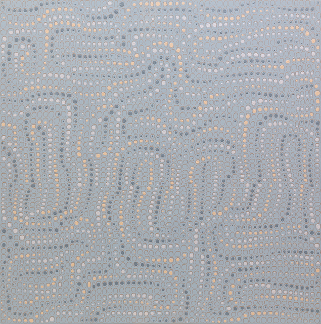 Teo Gonzalez, ‘Dish and Cross, Greenpoint (2)’, 2011, Painting, Acrylic on cotton over board, Brian Gross Fine Art