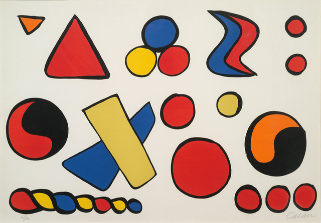 Alexander Calder Composition Aux Formes Geometriques 1965 Available For Sale Artsy