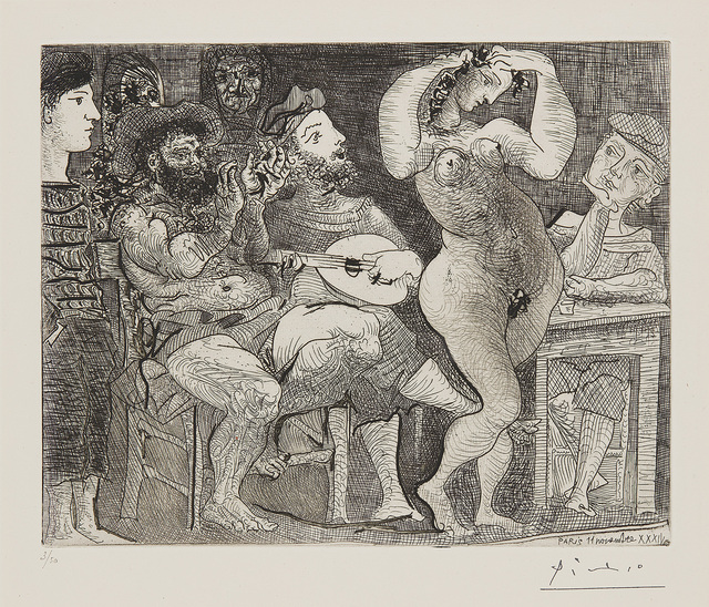 Pablo Picasso, ‘Au cabaret (At the Cabaret)’, 1934/61, Phillips