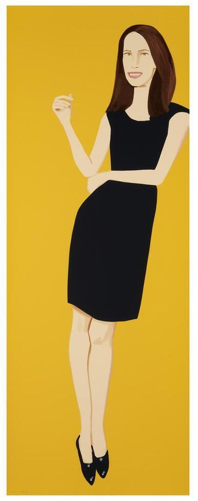 Alex Katz - Christy, from: Black Dress