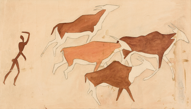 Erich Mayer, ‘Rock Painting with Eland’, Strauss & Co