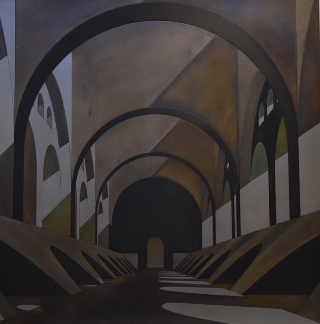 Renato Nicolodi, ‘Catacomb I’, 2018, Mixed Media, Corten steel on panel, Galerie Ron Mandos