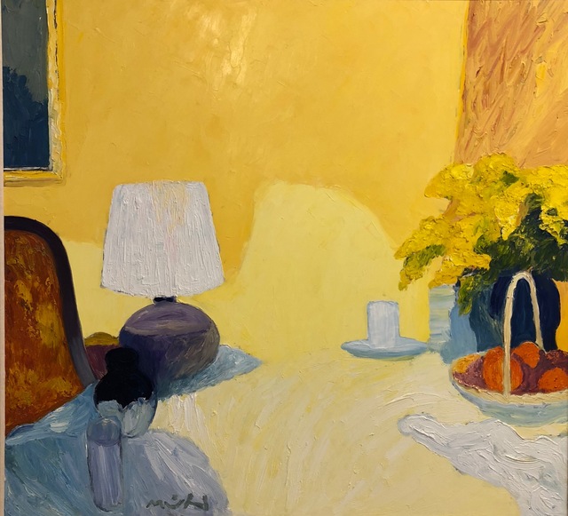 Roger Muhl, ‘La table soir’, 1989, Painting, Oil on canvas, Artioli Findlay