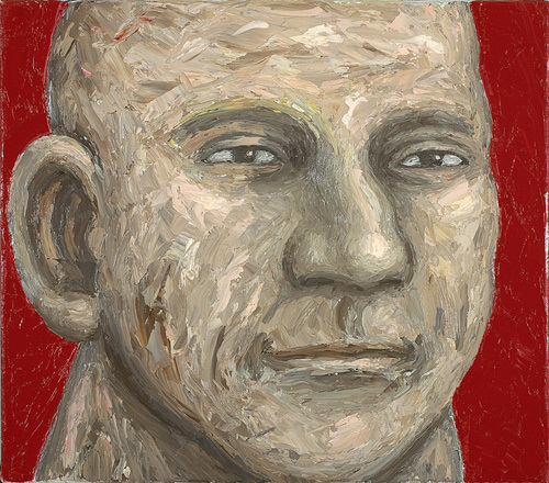 Peter Booth, ‘Painting (Head, red background)’, 2010, Olsen Irwin